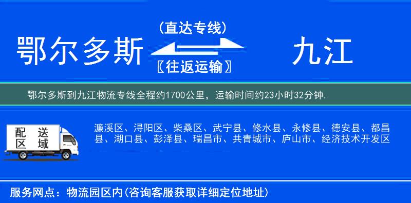 鄂爾多斯到物流專線