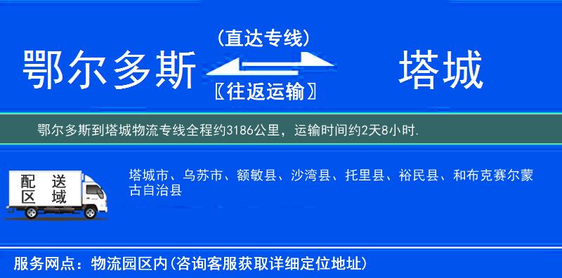 鄂爾多斯到物流專線