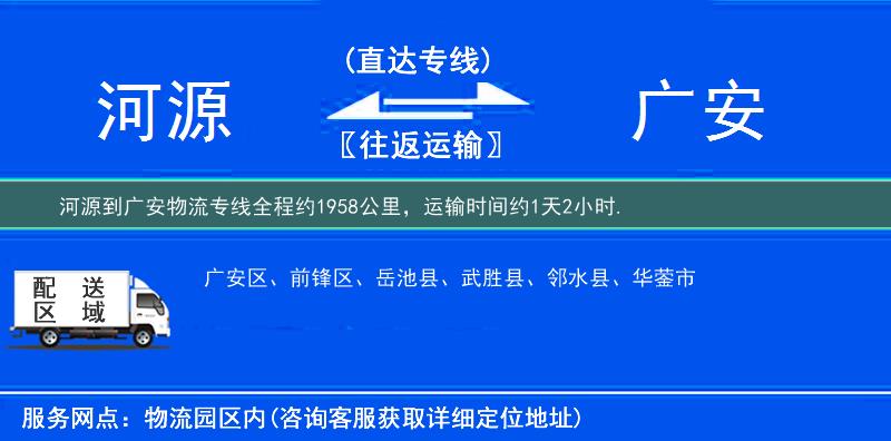河源到物流專線