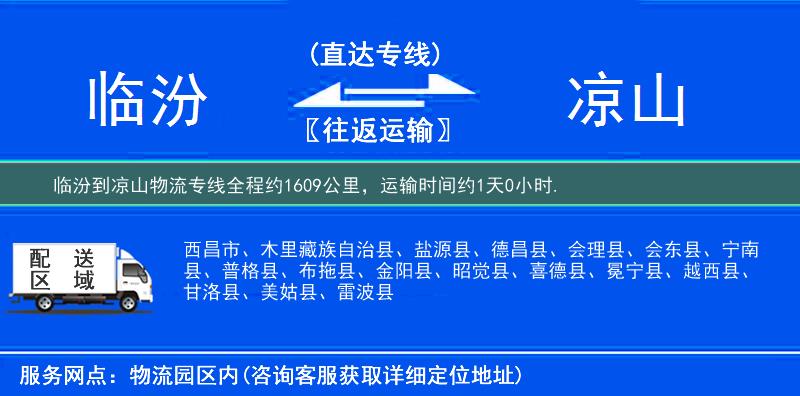 臨汾到物流專線