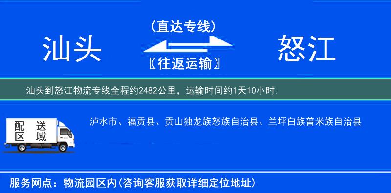 汕頭到物流專線