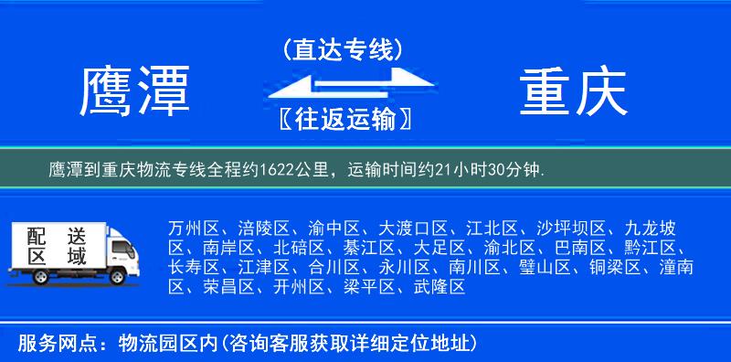 鷹潭到物流專線